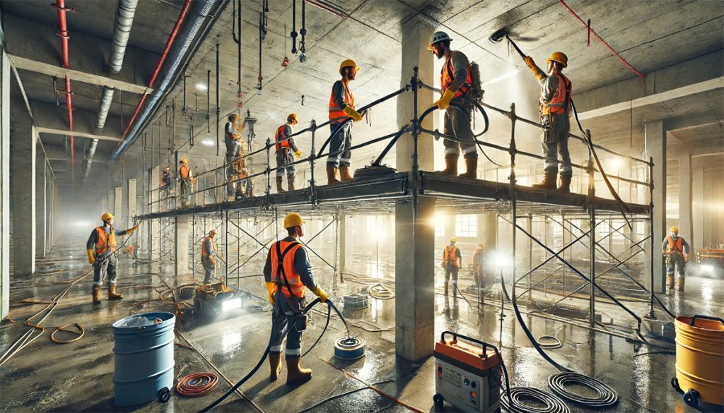 Khảo sát công trình kỹ càng đảm bảo bề mặt đạt tiêu chuẩn thi công