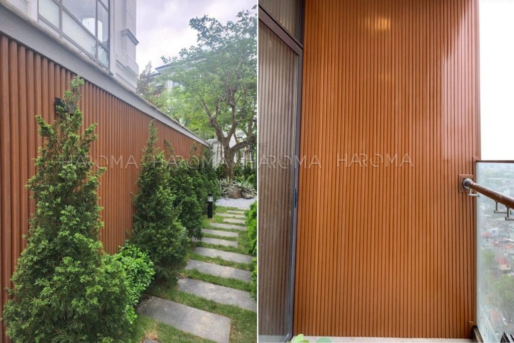 Ứng dụng đa dạng của tấm ốp gỗ nhựa phủ ASA