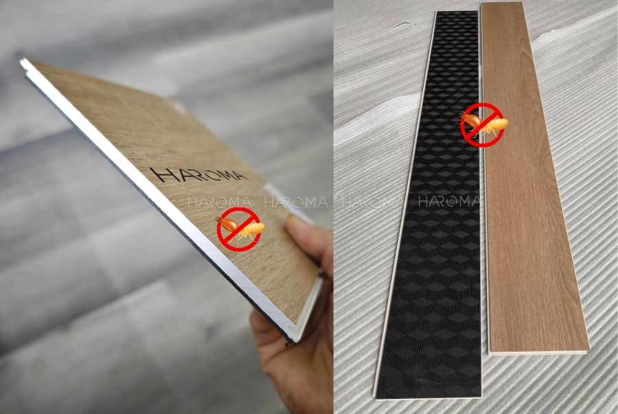 Lát sàn nhựa giả gỗ có bị mối mọt hay không?