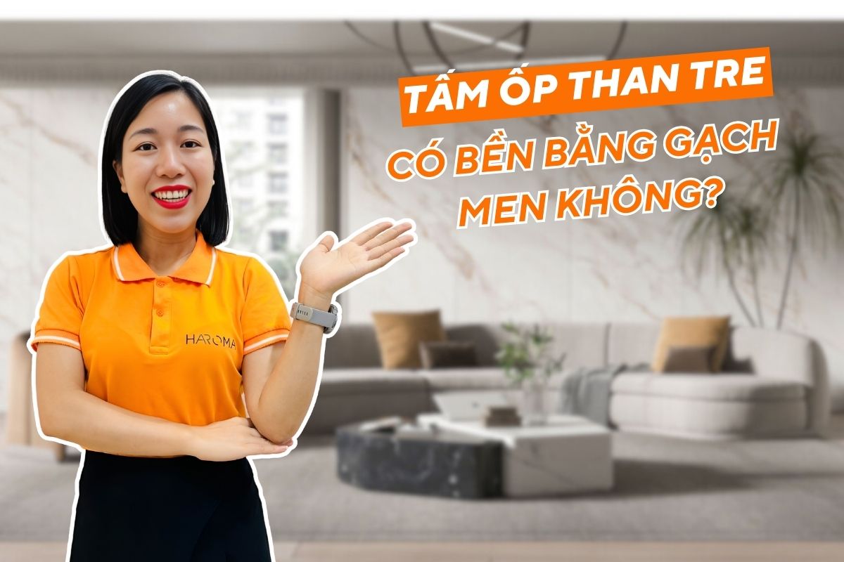 Tấm ốp than tre có bền bằng gạch men không