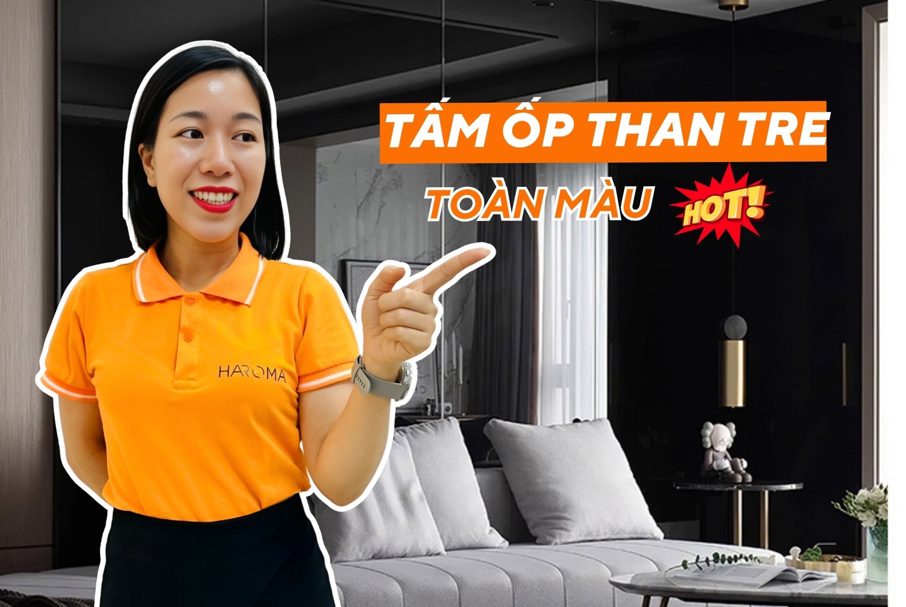 Tấm ốp than tre mẫu mới, toàn màu hot