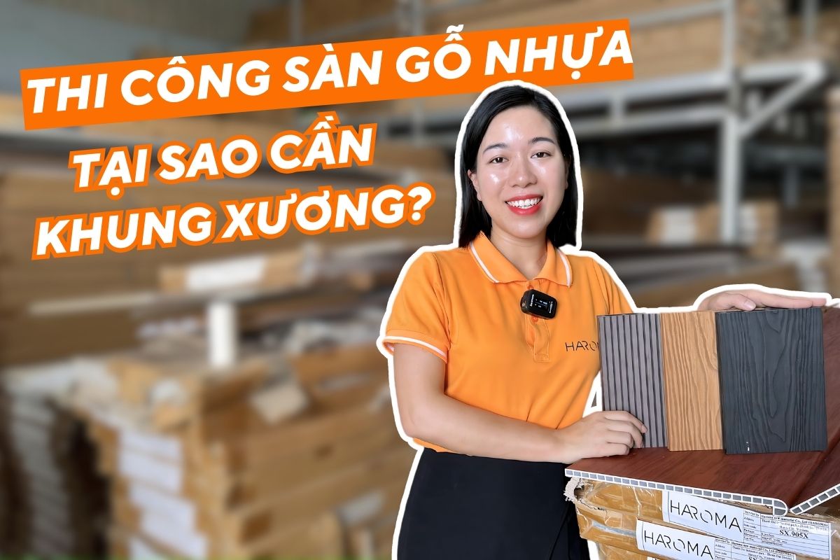 Thi công sàn gỗ nhựa không cần khung xương có được không?