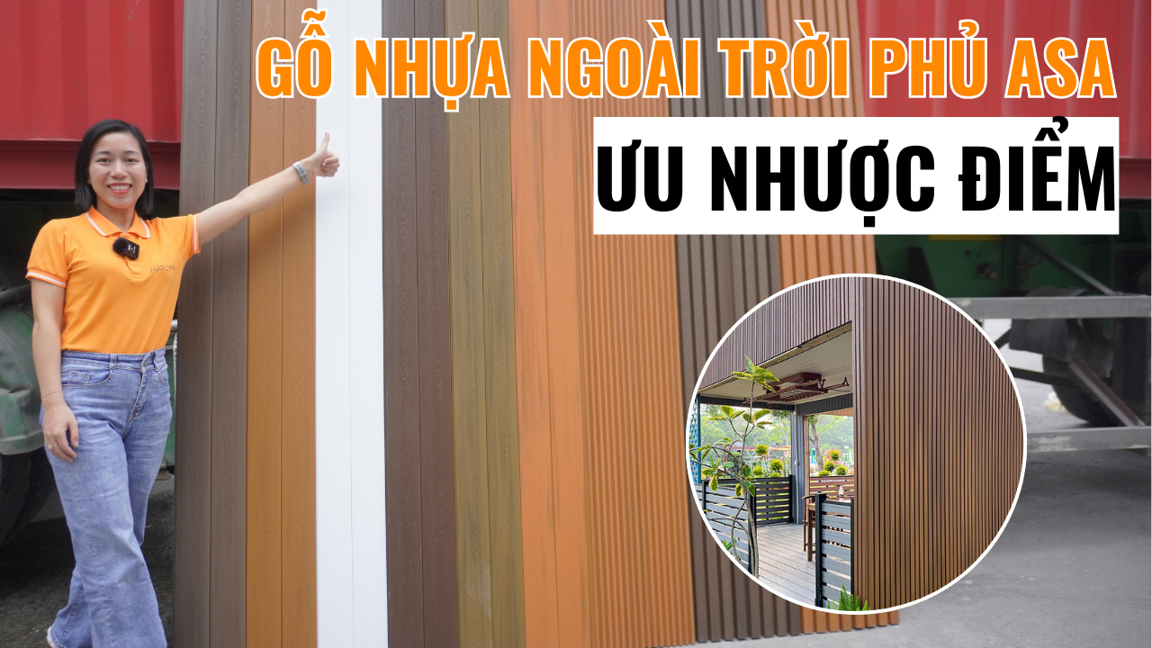 Chi tiết ưu nhược điểm của gỗ nhựa ngoài trời phủ ASA