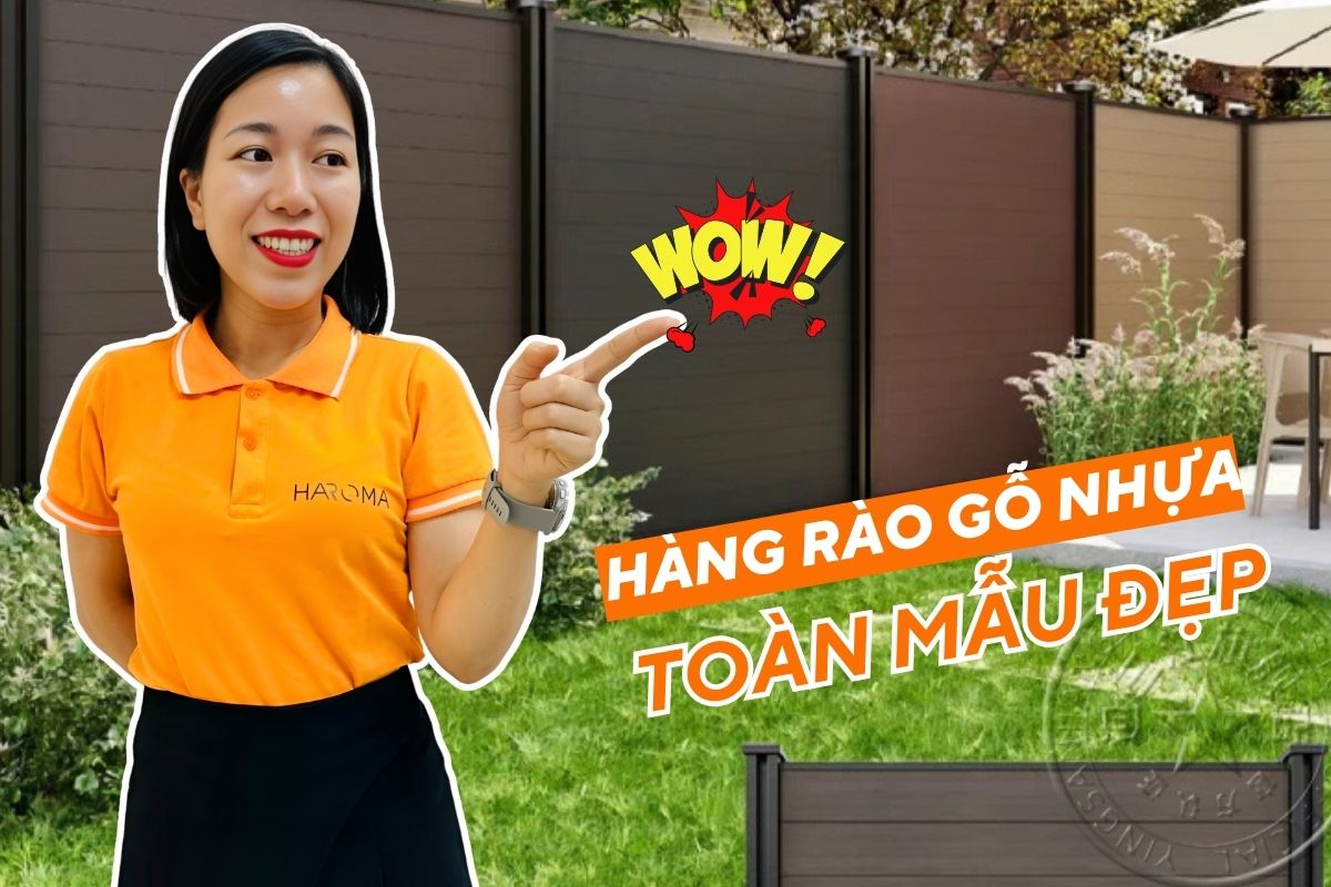 Các loại hàng rào gỗ nhựa trên thị trường hiện nay