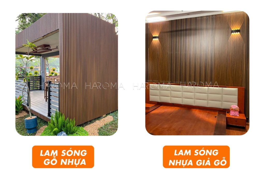 Thiết kế và hoàn thiện lam sóng ngoài trời, trong nhà cũng khác nhau