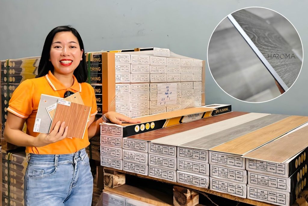 Sàn nhựa hèm khóa SPC là loại sàn được tích hợp sẵn hèm khóa và lớp lót ixpe chất lượng