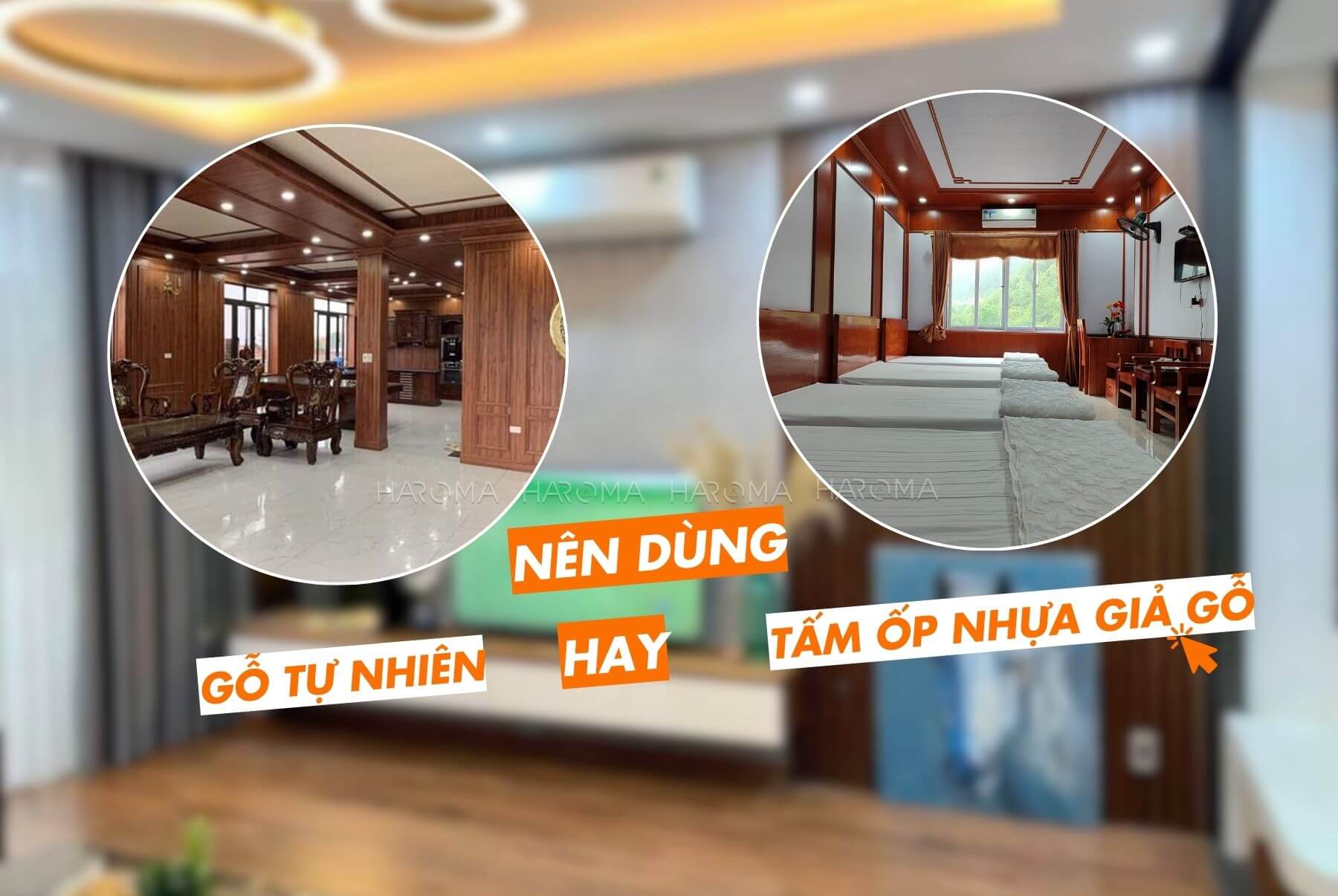 Nên dùng gỗ thật hay tấm nhựa giả gỗ cho công trình?