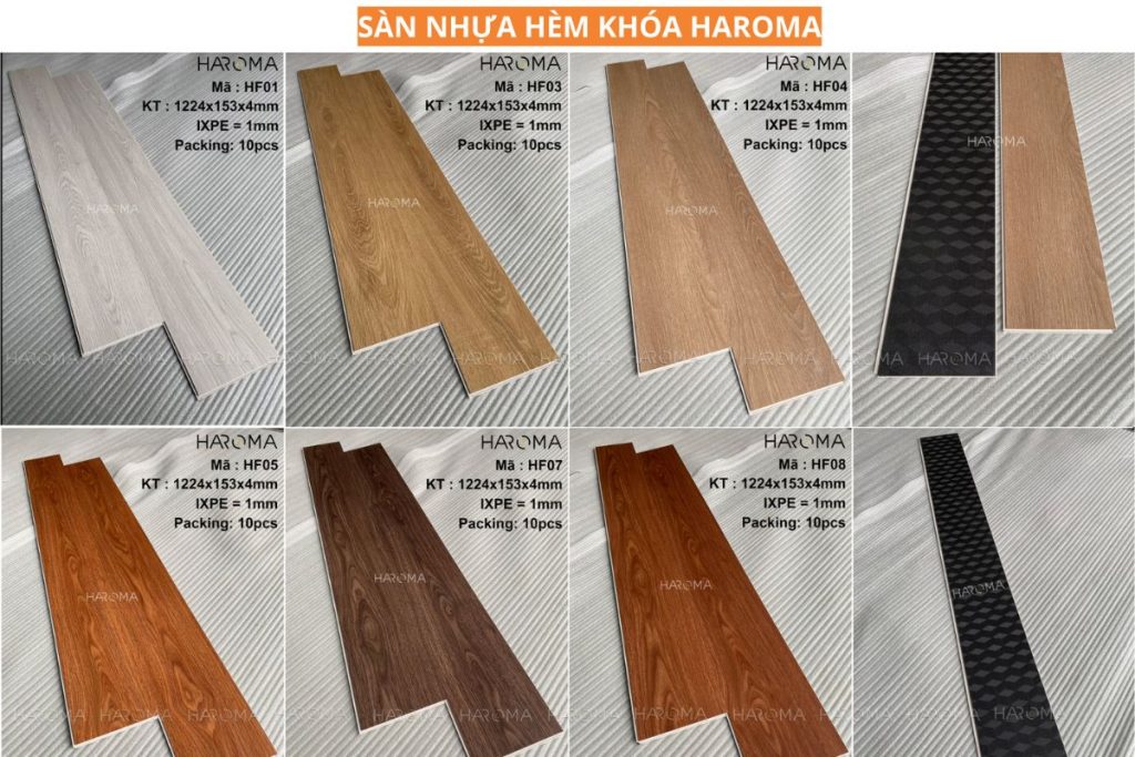 Sàn nhựa giả gỗ hèm khóa - Dòng vật liệu chuyên được sử dụng để lát nền