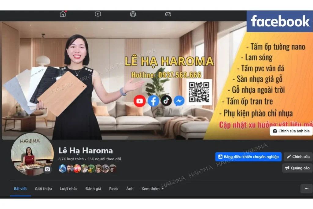 Khách hàng có thể tham khảo mua hàng bằng cách nhắn tin trực tiếp tới fanpage Lê Hạ Haroma