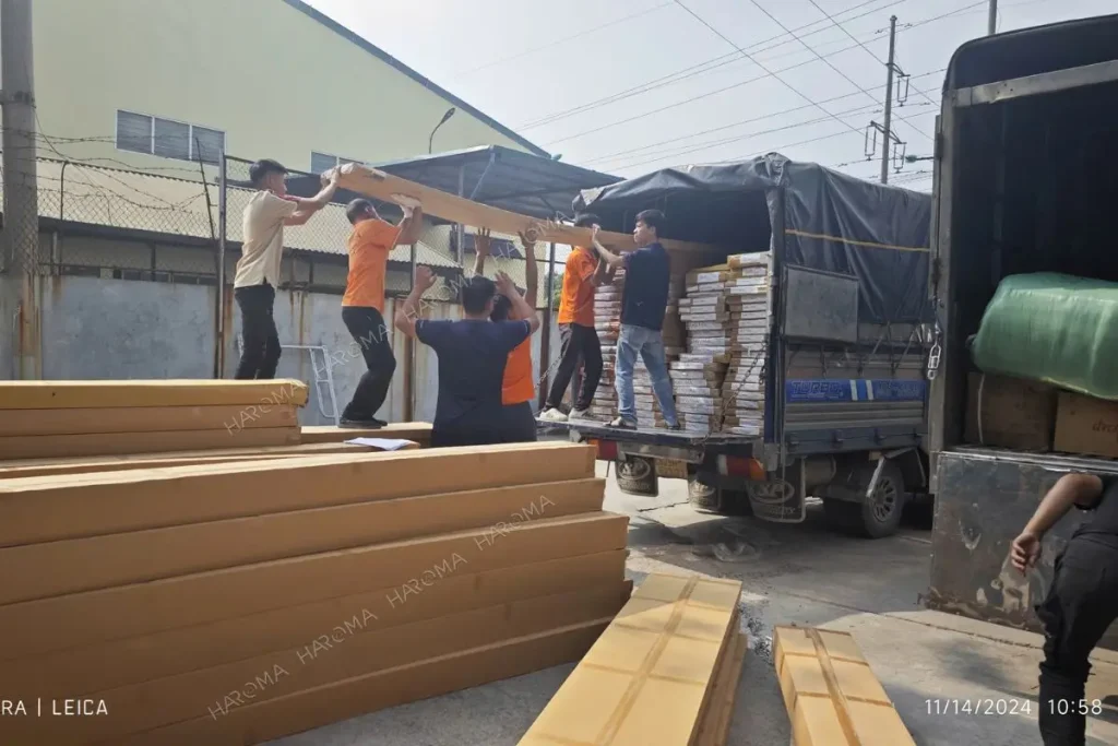 Dù khách hàng ở bất cứ địa chỉ nào, Haroma cũng giao hàng nhanh chóng