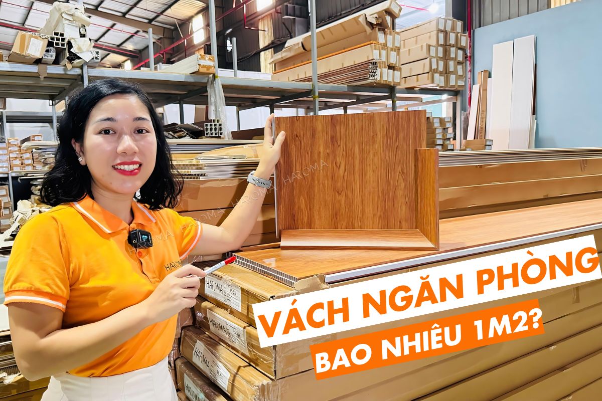 Vá́ch ngăn phòng bao nhiêu tiền 1m2?