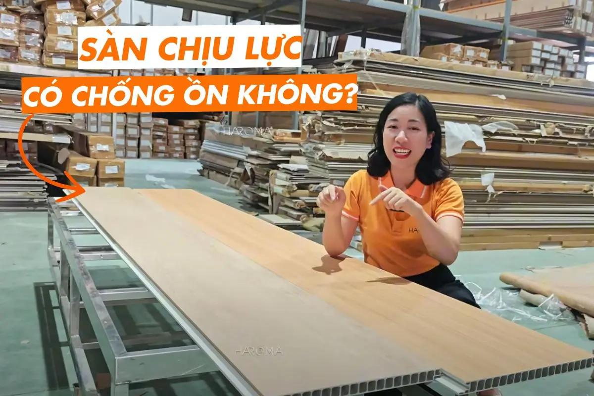Ván sàn nhựa chịu lực có chống ồn không?