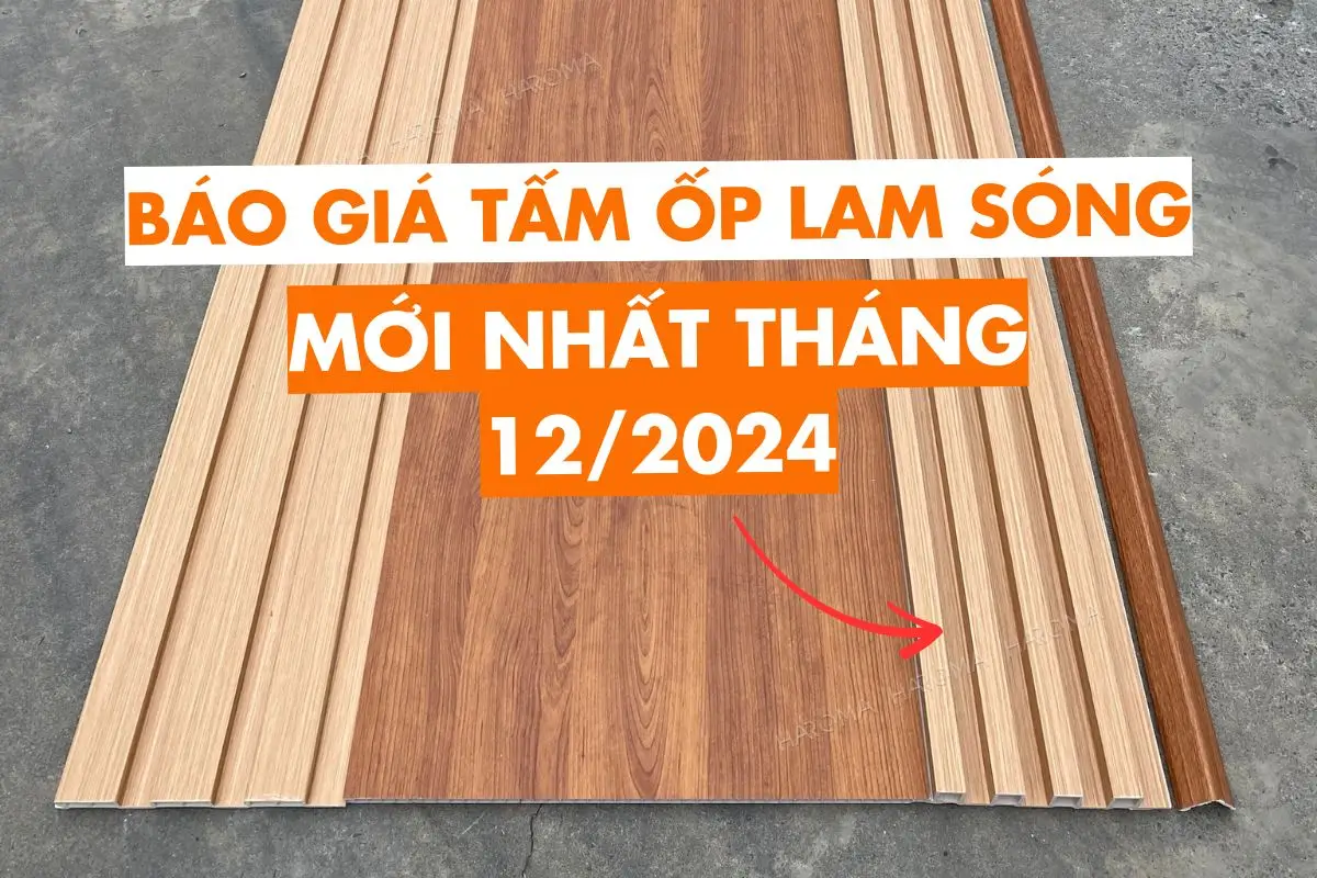 Báo giá tấm ốp lam sóng mới nhất tháng 12/2024