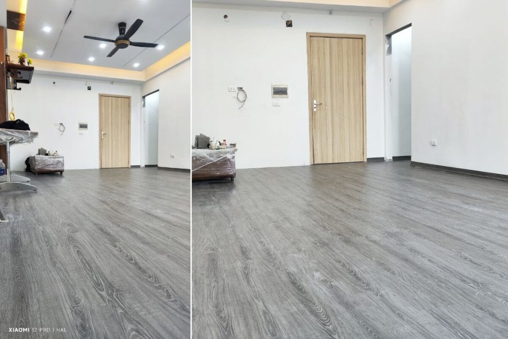 Sàn nhựa hèm khóa, giải pháp lý tưởng cho nền nhà nồm ẩm khu vực miền Bắc