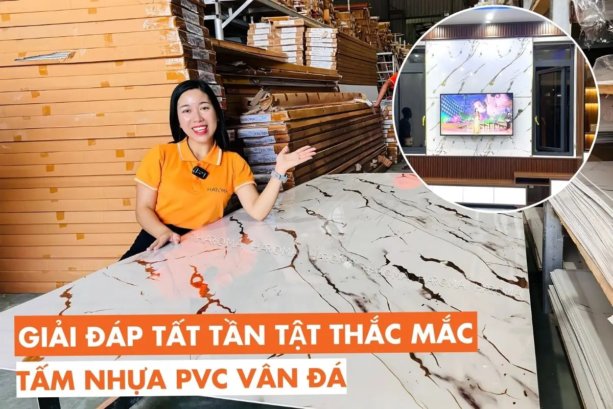 Giải đáp tất tần tật thắc mắc về tấm nhựa giả đá PVC