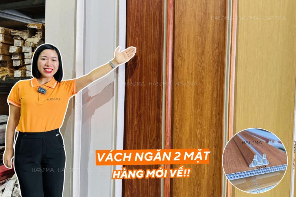 Ưu điểm vượt trội của vách ngăn nhựa 2 mặt 