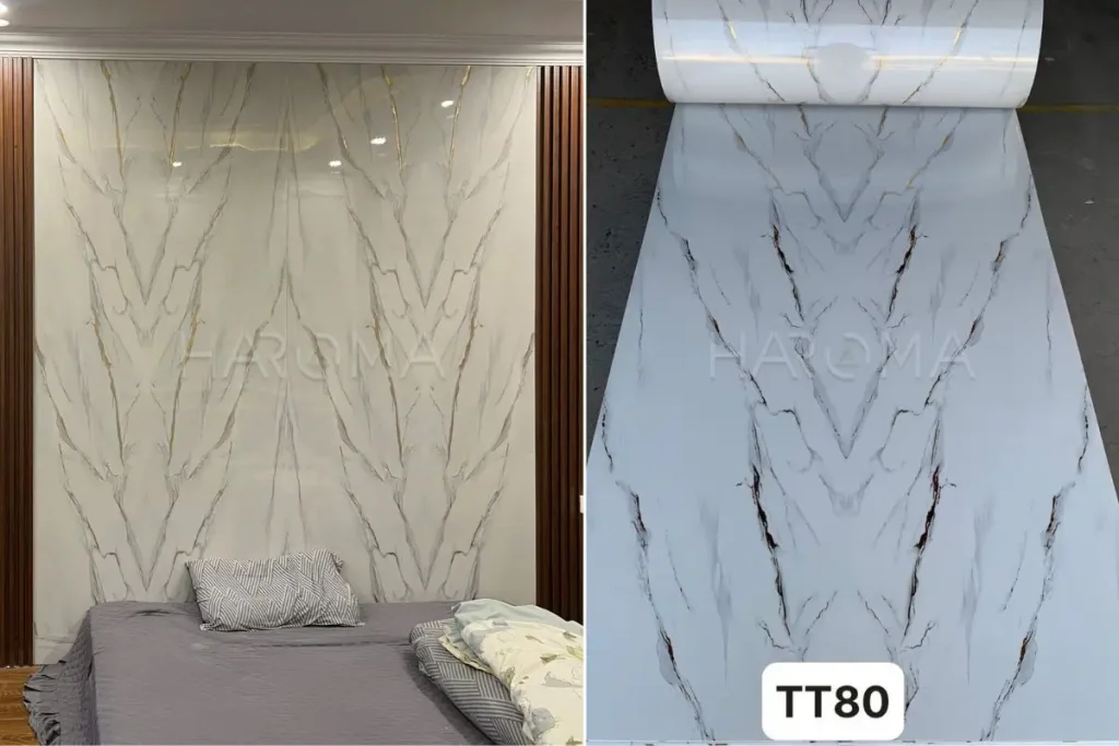 Tấm nhựa giả đá mã TT80