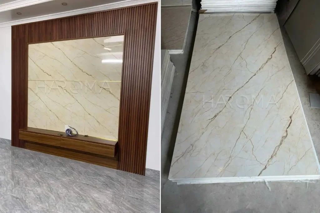 Báo giá tấm nhựa giả đá PVC tại tổng kho nhựa Haroma