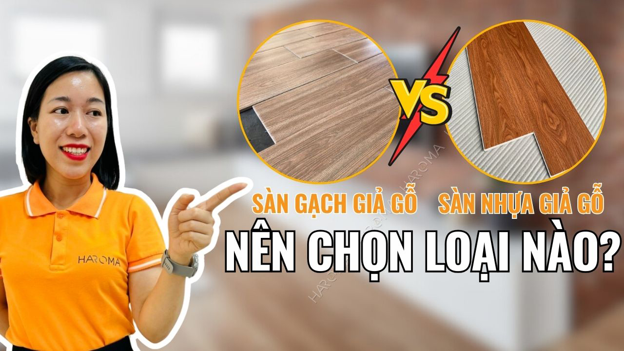 Nên lát sàn nhựa giả gỗ hay sàn gạch giả gỗ