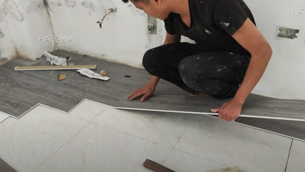 Sàn nhựa giả gỗ có cách thi công đơn giản