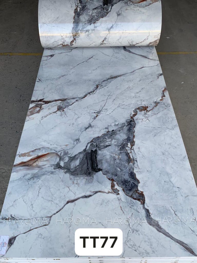 Tấm nhựa giả đá PVC có thẩm mỹ cao nhưng giá thành rẻ hơn đá gấp nhiều lần