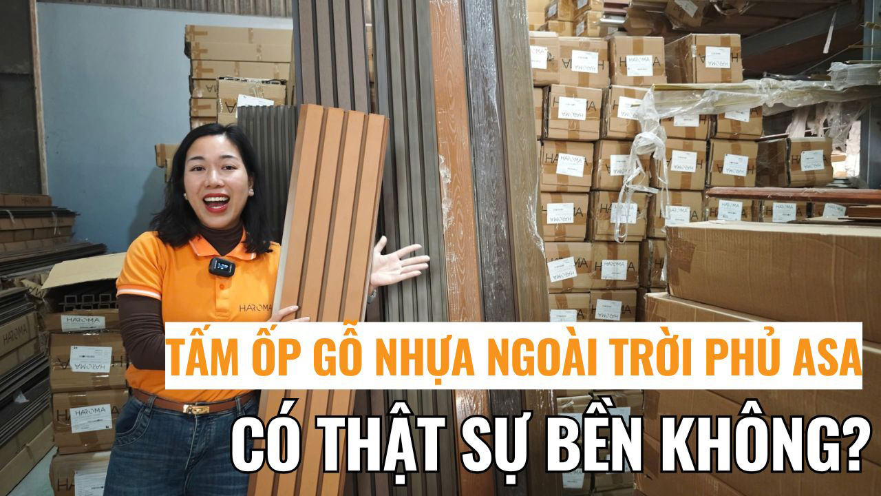 Tấm ốp gỗ nhựa ngoài trời phủ ASA có thật sự bền không?