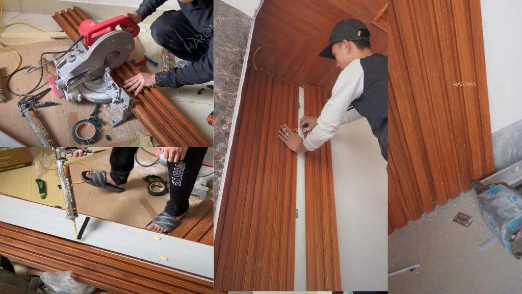 Thi công trọn gói 25m2 lam sóng ốp tường giá bao nhiêu