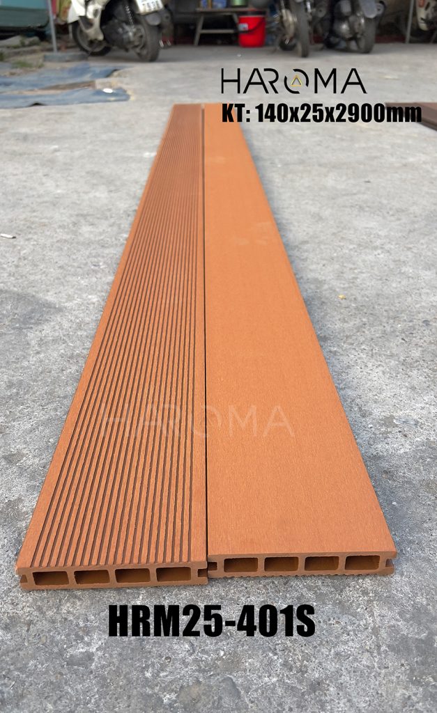 Gỗ ngựa ngoài trời Haroma là dòng sàn gỗ nhựa cao cấp có khả năng chịu tác động của môi trường