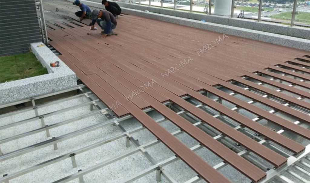 Sàn gỗ nhựa composite có cách thi công đơn giản