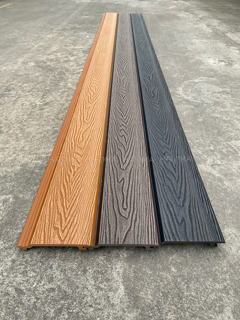 Tấm ốp gỗ nhựa ngoài trời được đánh giá cao bởi tính thẩm mỹ cùng khả năng chống chịu mưa nắng