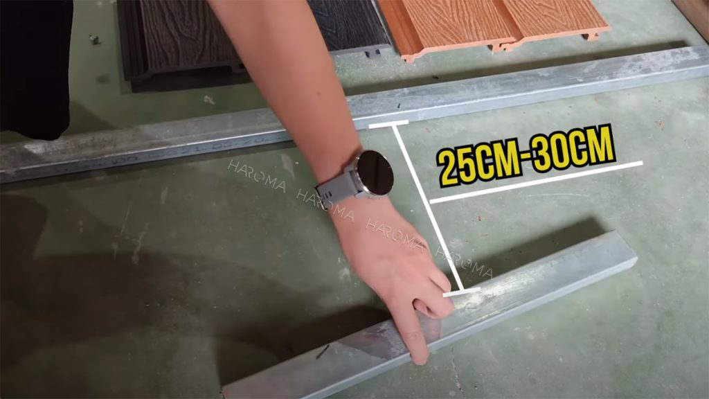 Luôn đảm bảo khoảng cách khung xương khi thi công
