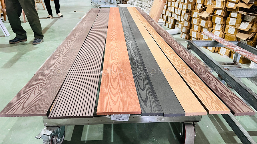 Thanh đa năng gỗ nhựa ngoài trời sở hữu thiết kế giả gỗ sang trọng cùng khả năng chống ẩm mốc mối mọt