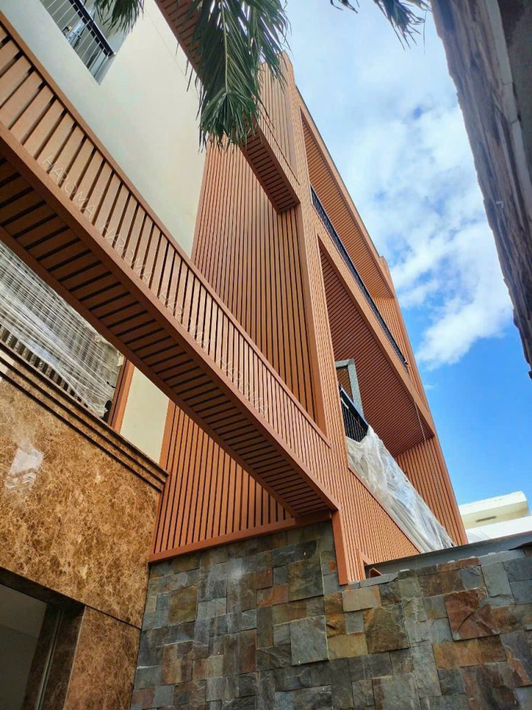 Ứng dụng gỗ nhựa ngoài trời trong trang trí ngoại thất