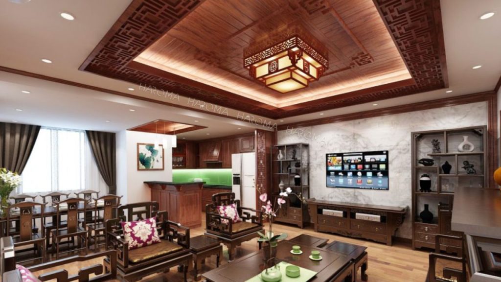 Gỗ tự nhiên mang đến sự sang trọng và đẳng cấp cho không gian