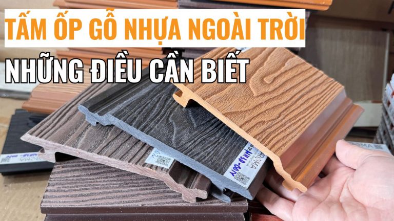 Tấm ốp gỗ nhựa ngoài trời: Cấu tạo, ưu/nhược điểm, giá bán, ứng dụng mới nhất 2025