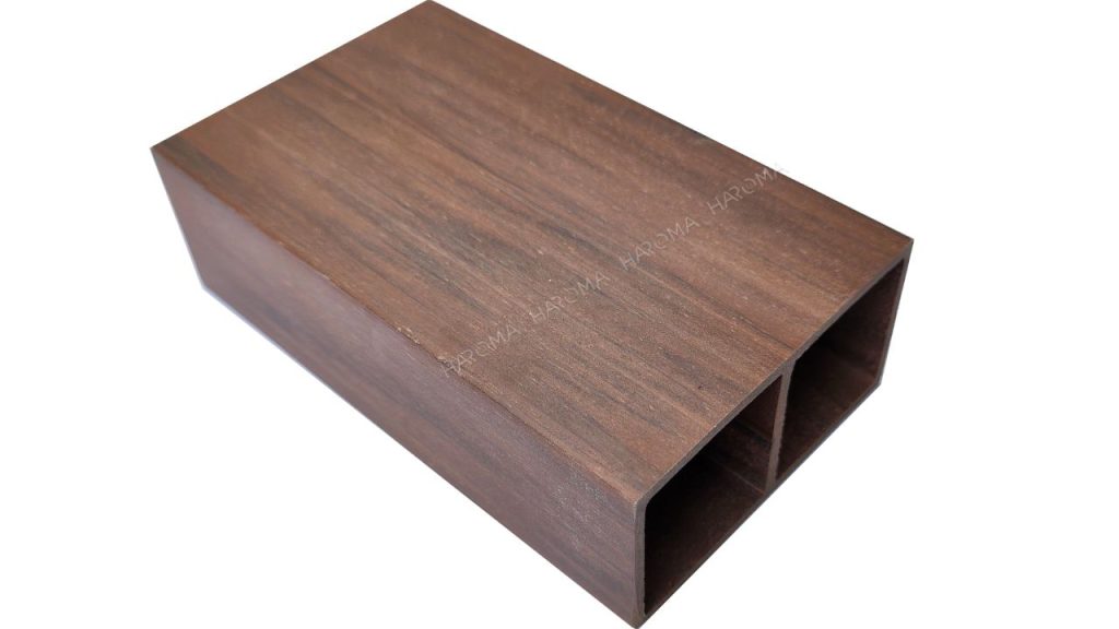 Thanh lam hộp nhựa giả gỗ được làm từ hạt nhựa kết hợp bột gỗ