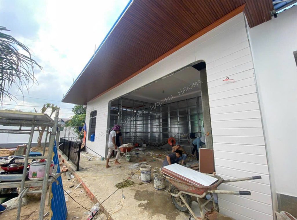 Ứng dụng của tấm panel ốp tường ngoài trời