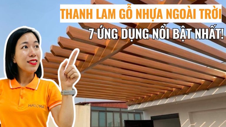 7 ứng dụng của thanh lam gỗ nhựa ngoài trời