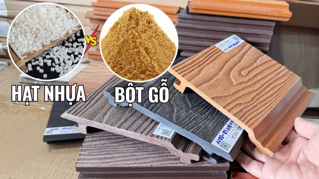 Gỗ nhựa ngoài trời - Vật liệu ốp tường ngoài trời được nhiều người yêu thích