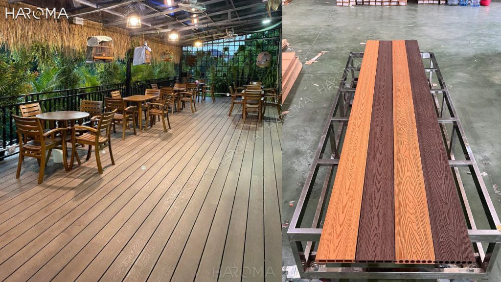 Sàn gỗ nhựa ngoài trời - vật liệu lát sàn xu hướng được yêu thích nhất hiện nay