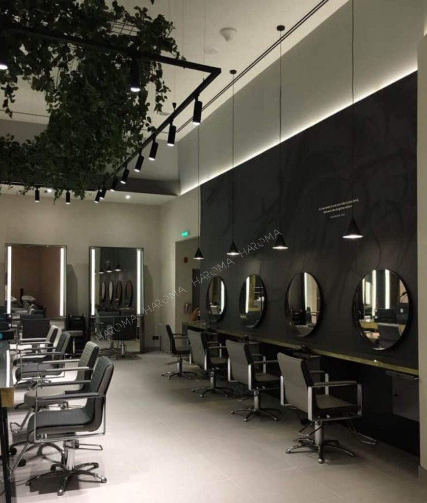Thiết kế không gian salon tóc ấn tượng giúp thu hút khách hàng
