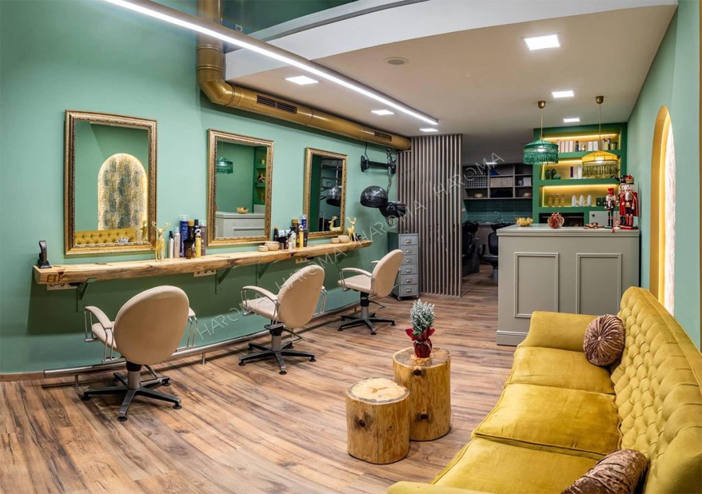 Gợi ý mẫu thiết kế salon tóc 3