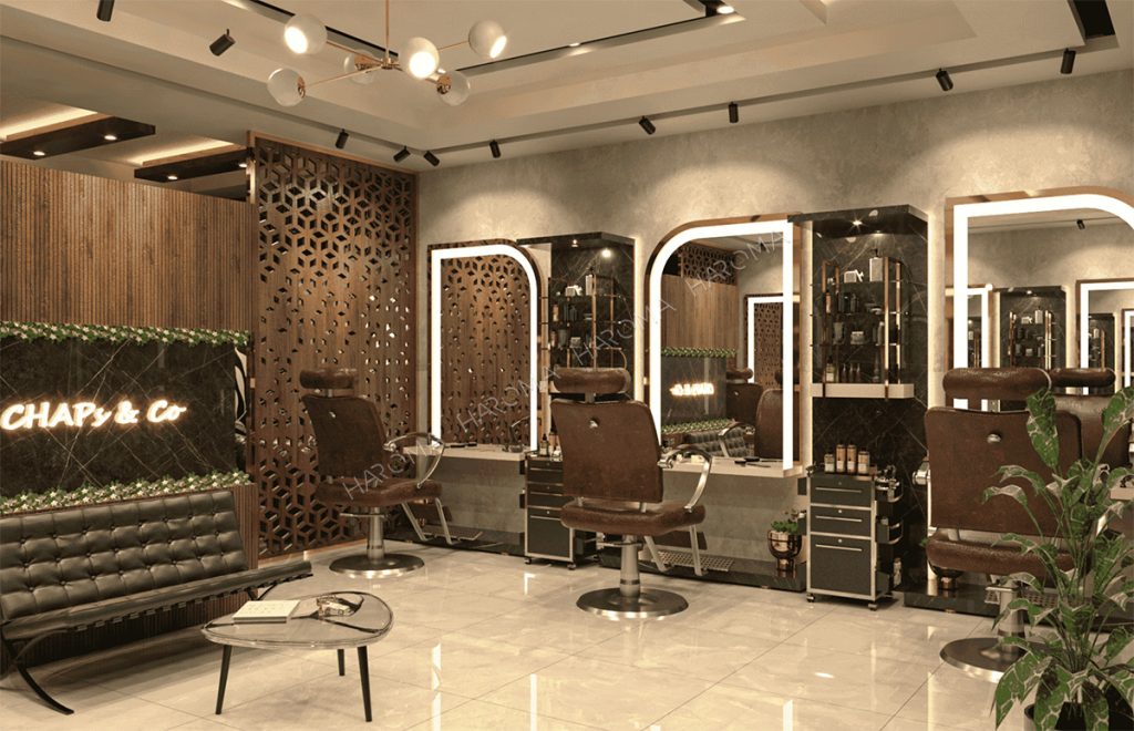 Gợi ý mẫu thiết kế salon tóc 4
