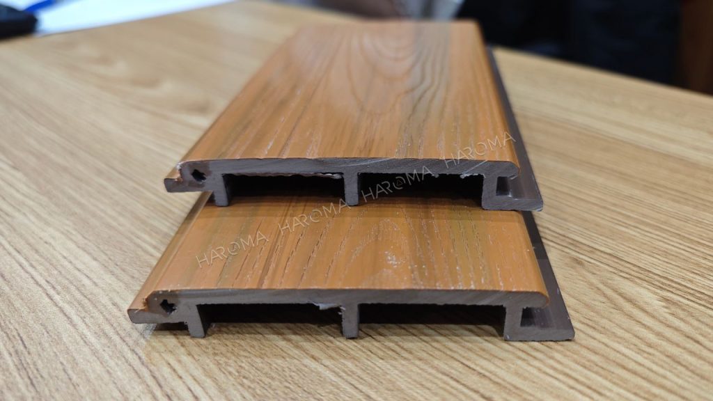 Tấm ốp gỗ nhựa ASA phẳng với thiết kế giả gỗ sang trọng
