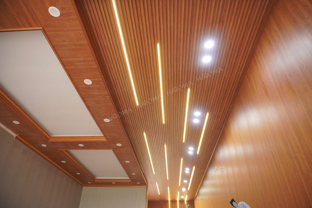 Tấm ốp trần nhà Haroma - Vật liệu trang trí trần tường nhà xu hướng được yêu thích nhất hiện nay