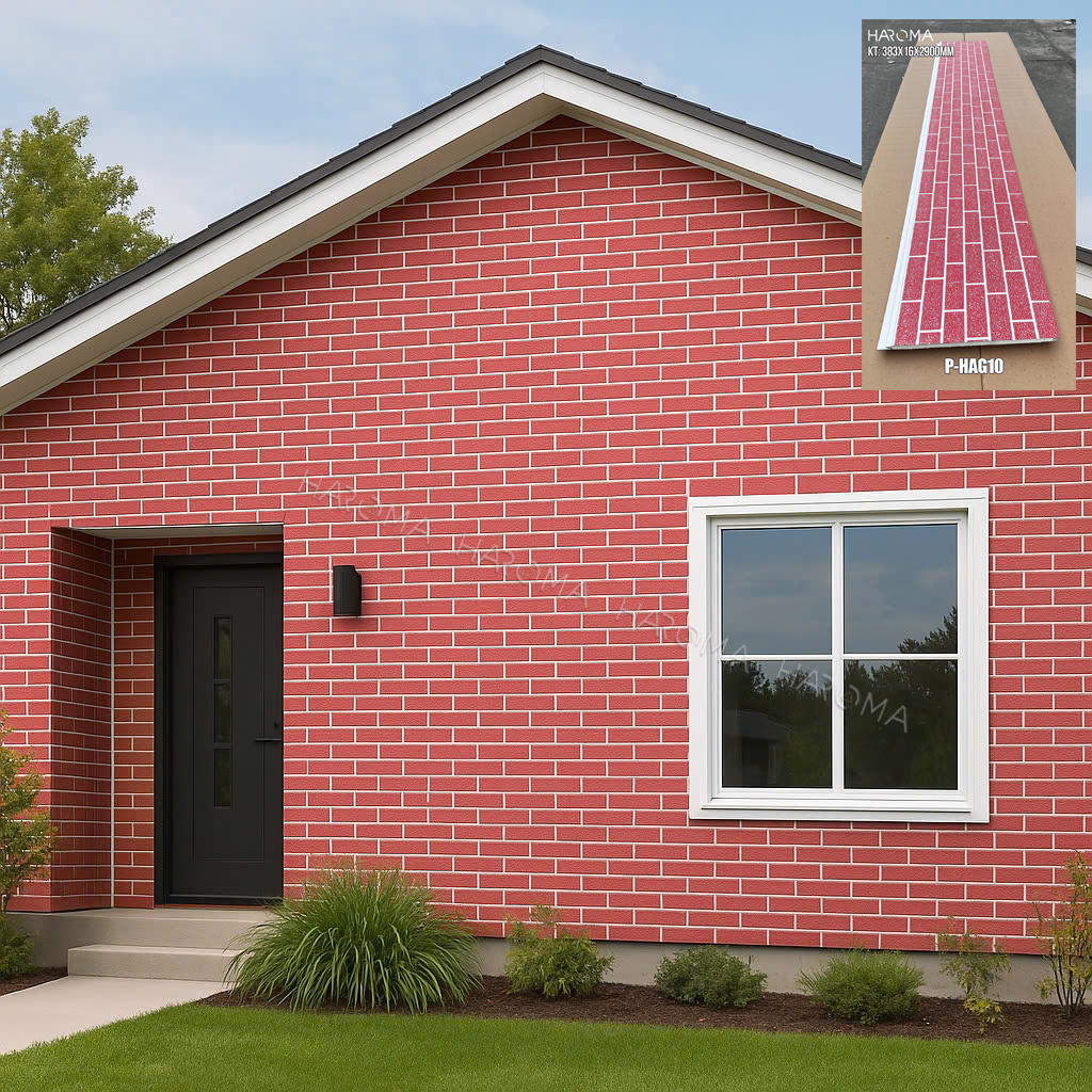 Tấm panel - Tấm tôn xốp Haroma sử dụng ốp tường nhà tiền chế