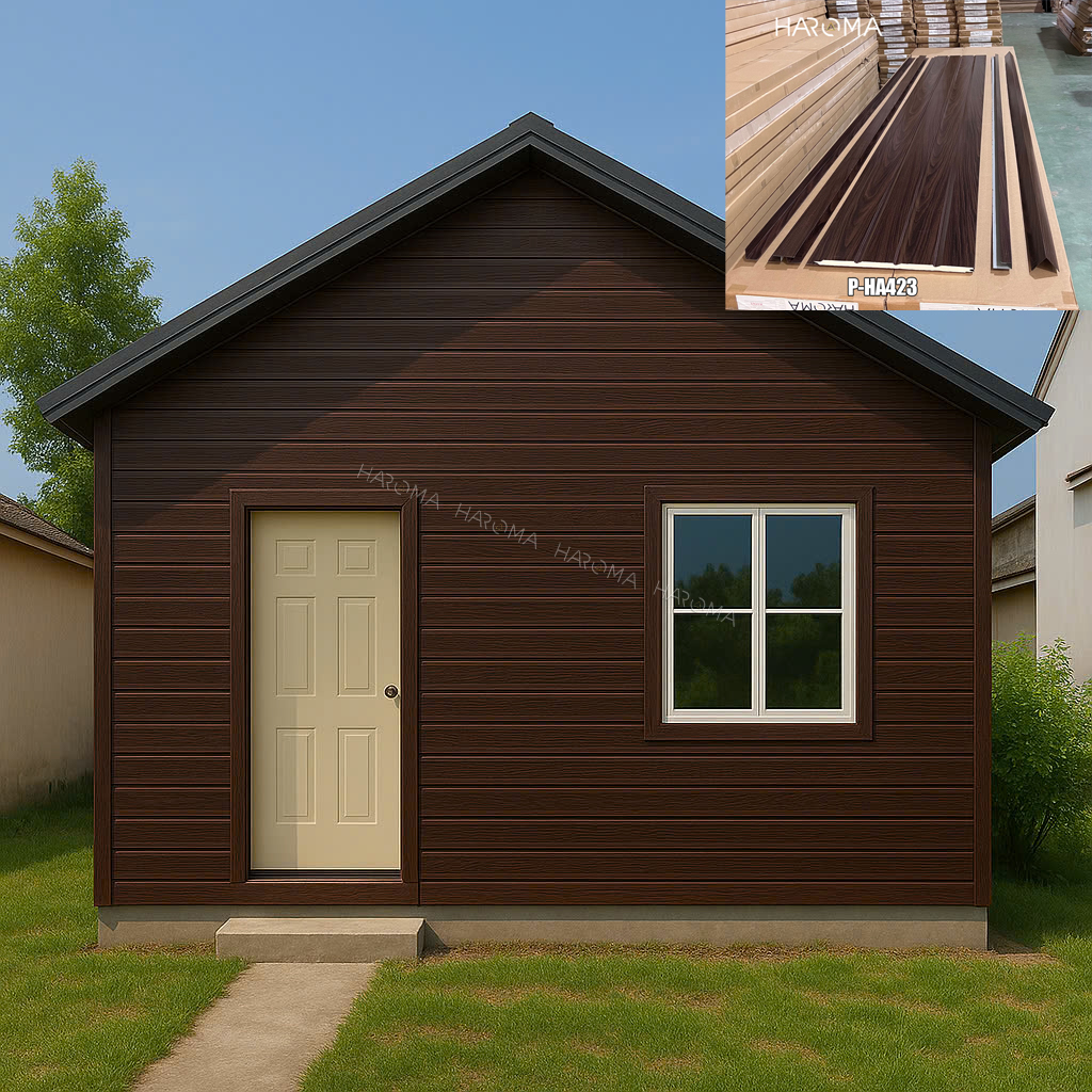 Gợi ý mẫu thiết kế nhà tiền chế sử dụng tấm panel mã HA423