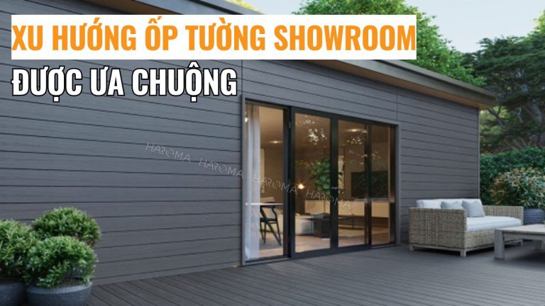Xu hướng ốp tường showroom được ưa chuộng nhất năm 2025