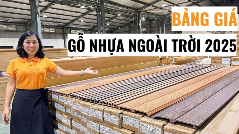 Bảng giá gỗ nhựa ngoài trời tốt, mới nhất 2025