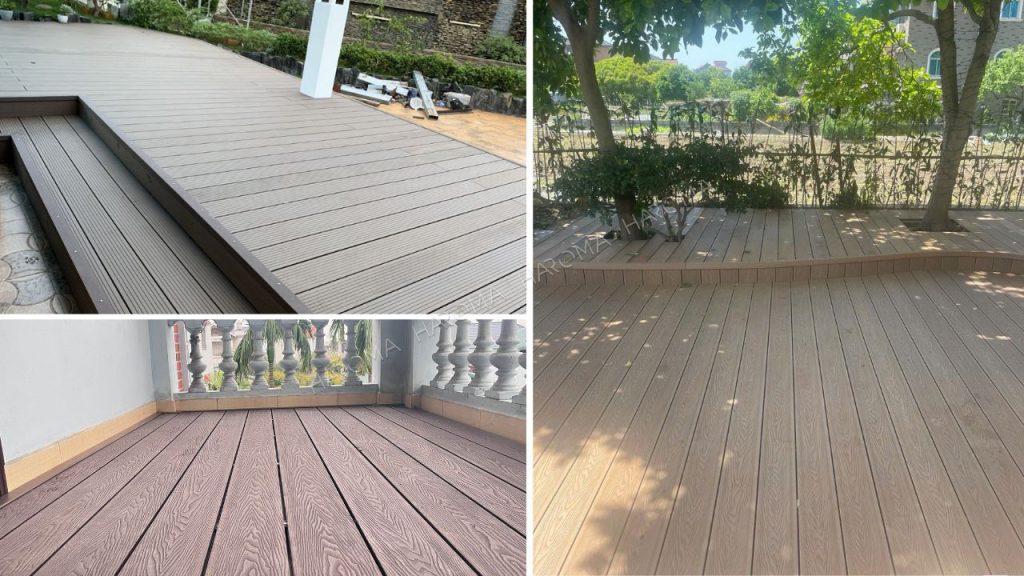 Sàn gỗ nhựa ngoài trời, vật liệu lát sàn xu hướng sở hữu khả năng chống chịu thời tiết